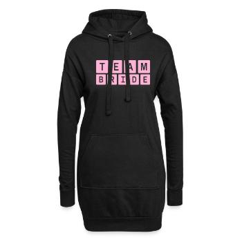 Épouse de l’équipe Épouse de l’équipe - Sweat-shirt à capuche long Femme - noir - Devant