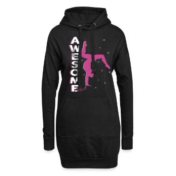Great Style - Women's Gymnastic Dance - Hoodie Dress - black - Front