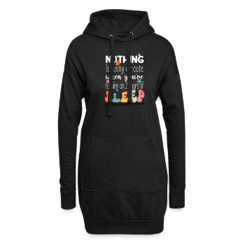 Support other Sleep Deprived Mom out there - Hoodie-Kleid - Schwarz - Vorne