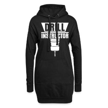 Zerspaner Bohrmaschine Fräser - Hoodie-Kleid - Schwarz - Vorne