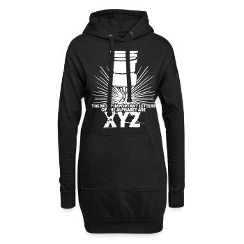 Machiniste Machine de fraisage CNC Turner - Sweat-shirt à capuche long Femme - noir - Devant