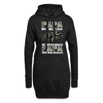 Hotrod - Hoodie-Kleid - Schwarz - Vorne