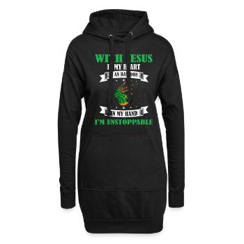 Bagpipes for pipers and Scots - Hoodie Dress - black - Front