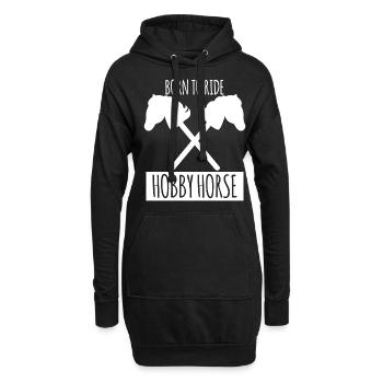 Hobbyhorse drôle Hobby Horse - Sweat-shirt à capuche long Femme - noir - Devant