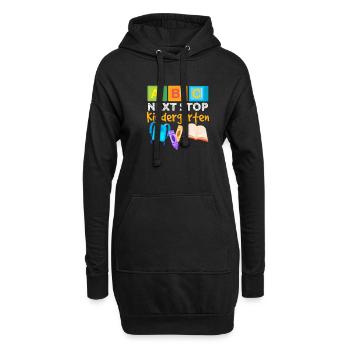 Enfant de maternelle Inscription scolaire Cadeau scolaire - Sweat-shirt à capuche long Femme - noir - Devant