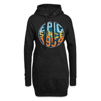 Épique depuis 1959 - Sweat-shirt à capuche long Femme - noir - Devant