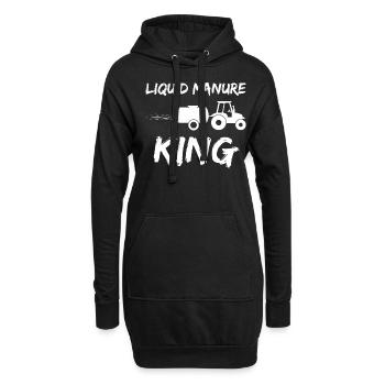 Agriculteur Agriculteurs Conduite du fumier Agriculteur - Sweat-shirt à capuche long Femme - noir - Devant