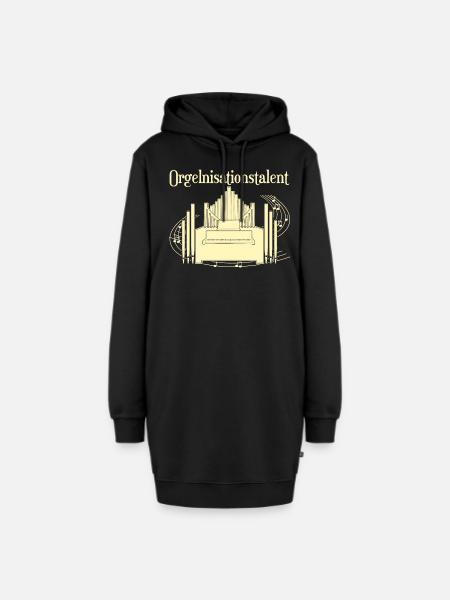 Orgel Orgelspieler Organisten Organist - Hoodie-Kleid - Schwarz