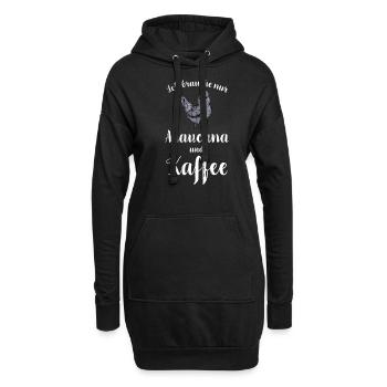 Araucana Hühner I Hühnerrasse Huhn Motiv für - Hoodie-Kleid - Schwarz - Vorne