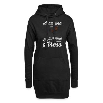 Araucana Hühner I Hühnerrasse Huhn Motiv für - Hoodie-Kleid - Schwarz - Vorne
