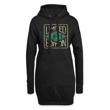 Génial depuis 1941 Design rétro vintage - Sweat-shirt à capuche long Femme - noir - Devant
