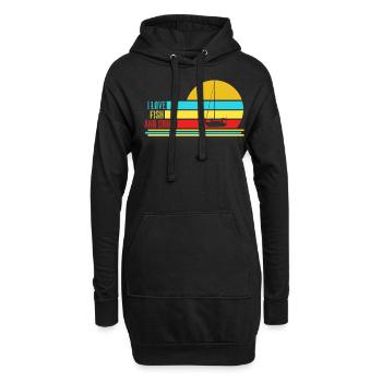 Pêche à voile et navires Capitaine Sailor - Sweat-shirt à capuche long Femme - noir - Devant