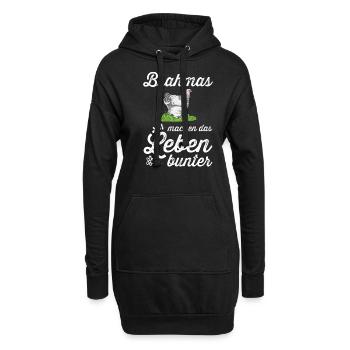 Brahma Hühner I Chicken Geflügel Motiv für - Hoodie-Kleid - Schwarz - Vorne