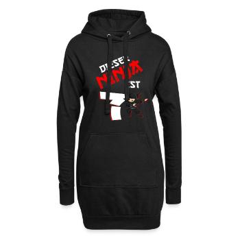 7. Geburtstag Junge 7 Jahre alt - Hoodie-Kleid - Schwarz - Vorne