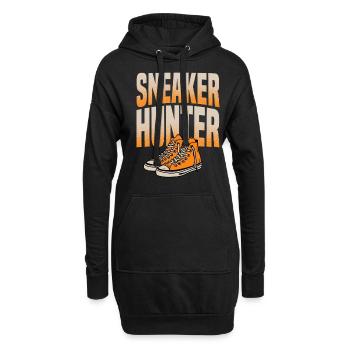 Sneaker Hunter Sneakerhead Schuh Sammler - Hoodie-Kleid - Schwarz - Vorne