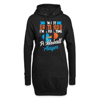 Je ne suis pas un joueur de pickleball à la retraite - Sweat-shirt à capuche long Femme - noir - Devant