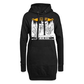 Sondeln Witz Metalldetektor Sondler - Hoodie-Kleid - Schwarz - Vorne