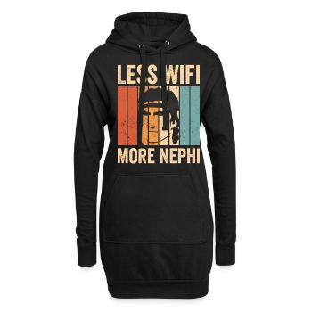 Lustiger Mormonen-Missionar LDS - Hoodie-Kleid - Schwarz - Vorne