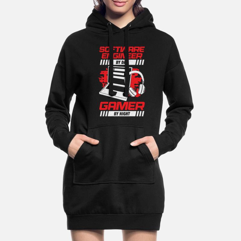 Funny Software Engineer Developer Programmer Gift Hoodie-Kleid