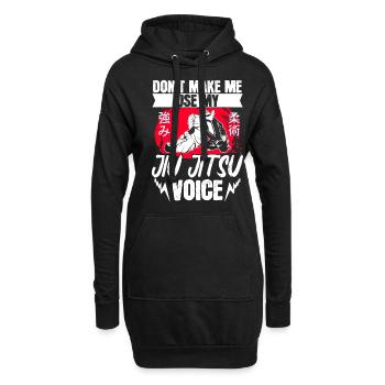 Brazilian Jiu Jitsu MMA Bjj Hugger - Hoodie-Kleid - Schwarz - Vorne