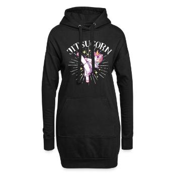 Brazilian Jiu Jitsu MMA Bjj Hugger - Hoodie-Kleid - Schwarz - Vorne