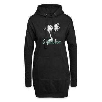 Majorca - Hoodie Dress - black - Front