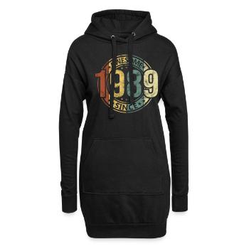Awesome Since 1989 Retro Vintage Geburtstag - Hoodie-Kleid - Schwarz - Vorne