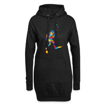 Instructeur de polygones de plongée - Sweat-shirt à capuche long Femme - noir - Devant