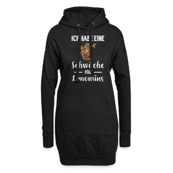 Limousin Rind I Frankreich Rinderzucht für - Hoodie-Kleid - Schwarz - Vorne