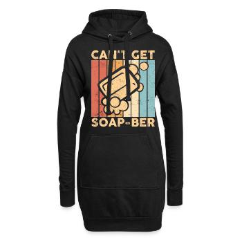 Lustige Seifenherstellung Seifenmacher - Hoodie-Kleid - Schwarz - Vorne
