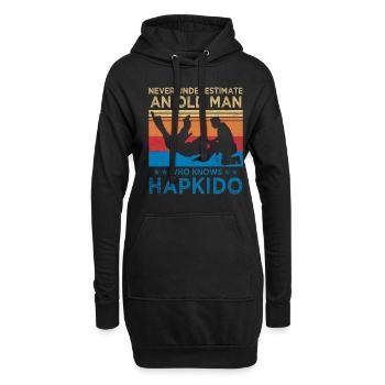 Hapkido Arts Martiaux Mixtes Coréen - Sweat-shirt à capuche long Femme - noir - Devant