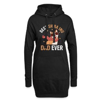 Shiba Inu Hundeliebhaber Welpenzüchter Haustier - Hoodie-Kleid - Schwarz - Vorne