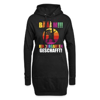 Schulkind Schulbeginn Erste Klasse Kindergarten Ei - Hoodie-Kleid - Schwarz - Vorne