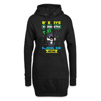 Retour à l’école Inscription Cadeau scolaire - Sweat-shirt à capuche long Femme - noir - Devant