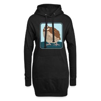 Quail Quail Keeping Quail Breeder Gift - Hoodie Dress - black - Front