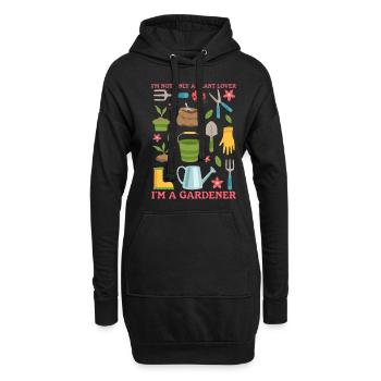 Jardin Accueil Jardinier Jardinier Jardinier Jardinier Jardinage Cadeau - Sweat-shirt à capuche long Femme - noir - Devant