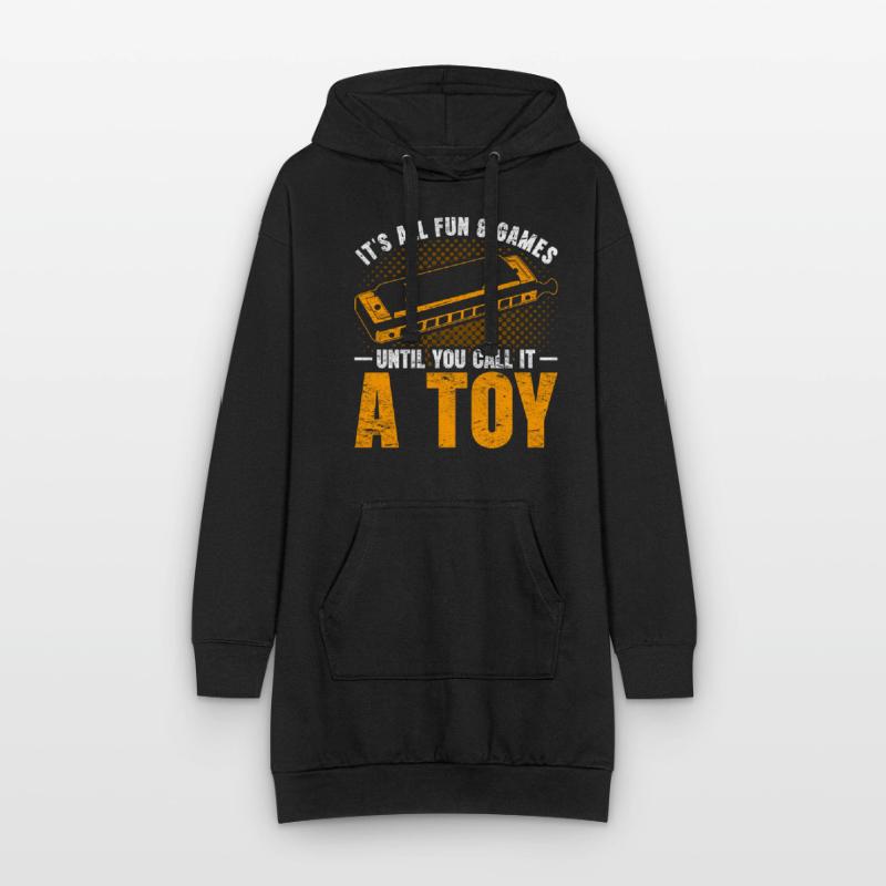 Harmonica harmonica player Hoodie Dress