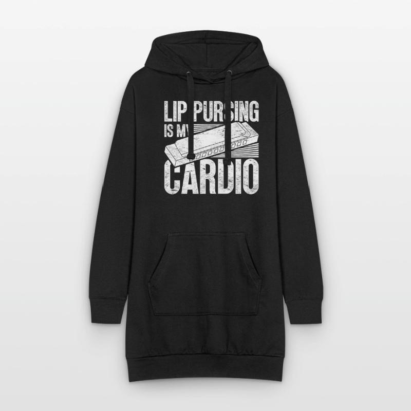 Harmonica harmonica player Hoodie Dress