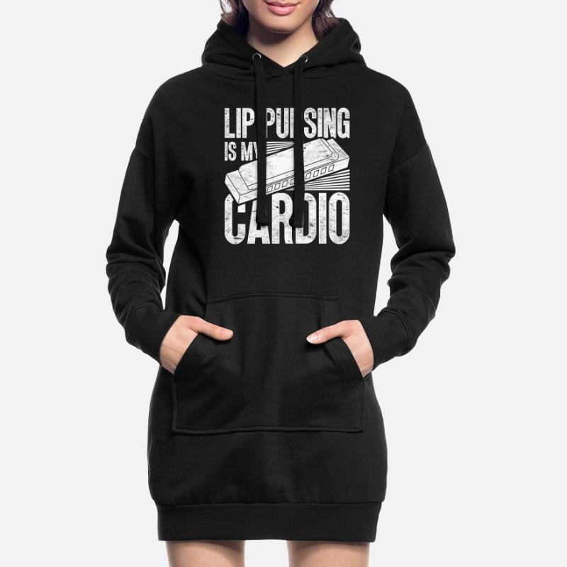 Harmonica harmonica player Hoodie Dress