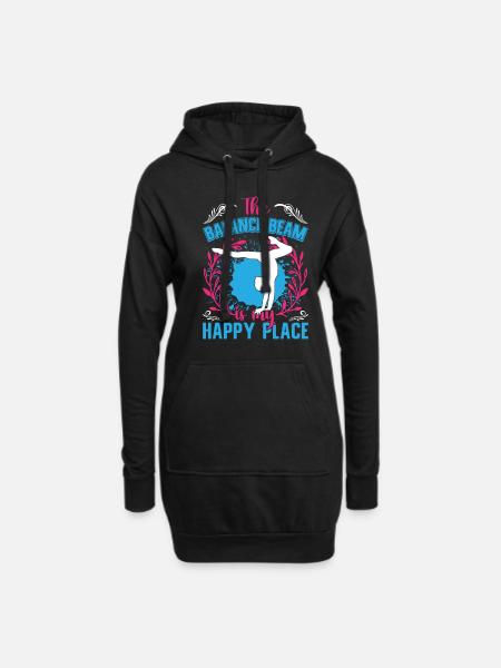 Apparatus Gymnast funny Workout - Hoodie-kjole - sort