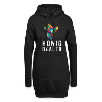 Honig Dealer Biene Honigbiene Imker Bienen - Hoodie-Kleid - Schwarz - Vorne