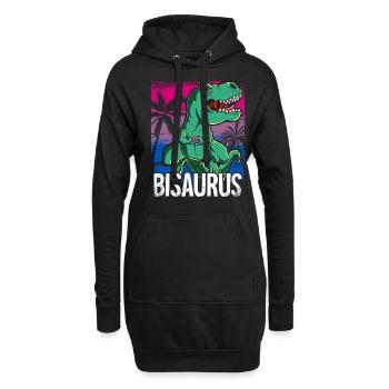 Pride LGBTQ Bisaurus Kostüm Pride Month - Hoodie-Kleid - Schwarz - Vorne