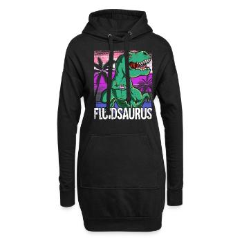 Pride LGBTQ Fluidsaurus Kostüm Pride Month - Hoodie-Kleid - Schwarz - Vorne