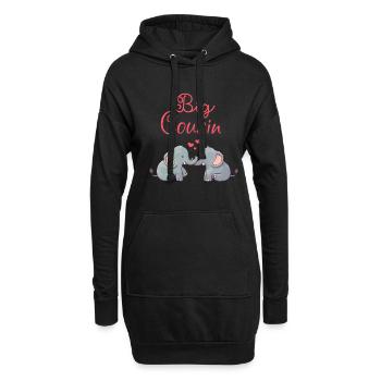 Big Cousin - Hoodie-Kleid - Schwarz - Vorne