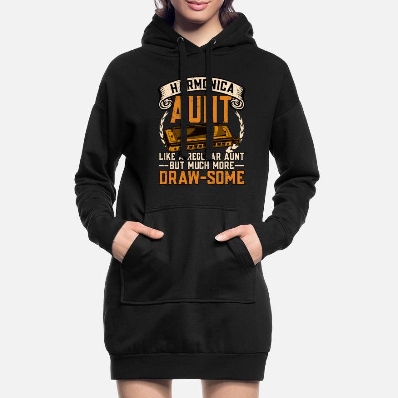 Harmonica harmonica player Hoodie Dress
