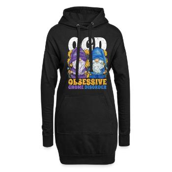 Gartenzwerge OGD Obsessive Gnome Disorder - Hoodie-Kleid - Schwarz - Vorne