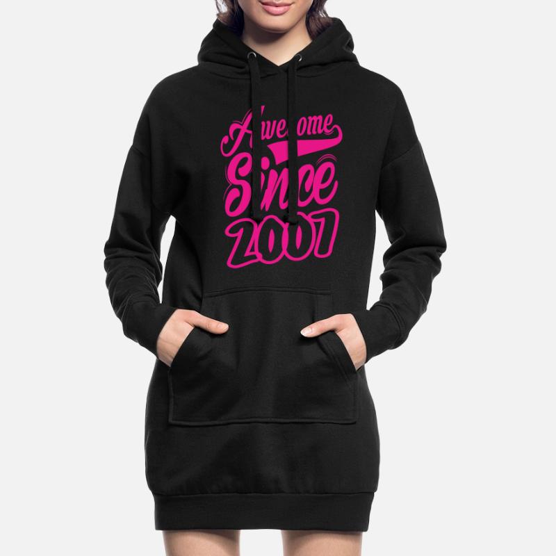 Awesome Since 2007 Hoodie-Kleid