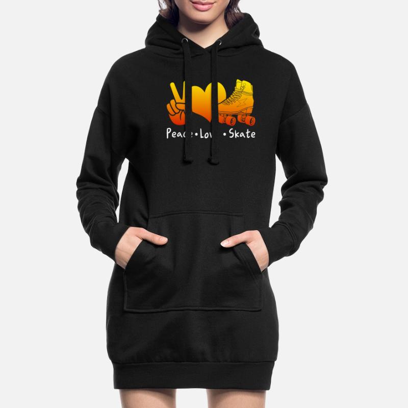Roller skates, inline skaters, inline roller skating Hoodie Dress
