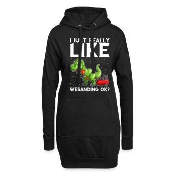 Autolackierer Angebot für Autolackierer - Hoodie-Kleid - Schwarz - Vorne