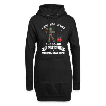Autolackierer Angebot für Autolackierer - Hoodie-Kleid - Schwarz - Vorne